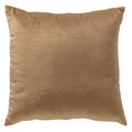 Dutch Decor Croco - Kussen 40x40 cm - Tabaksbruin - Bruin