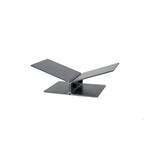 Y-Bookstand - recht laag - blauwstaal