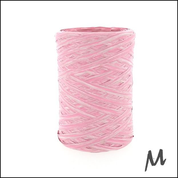 Raffia lint-Roze- 100 meter