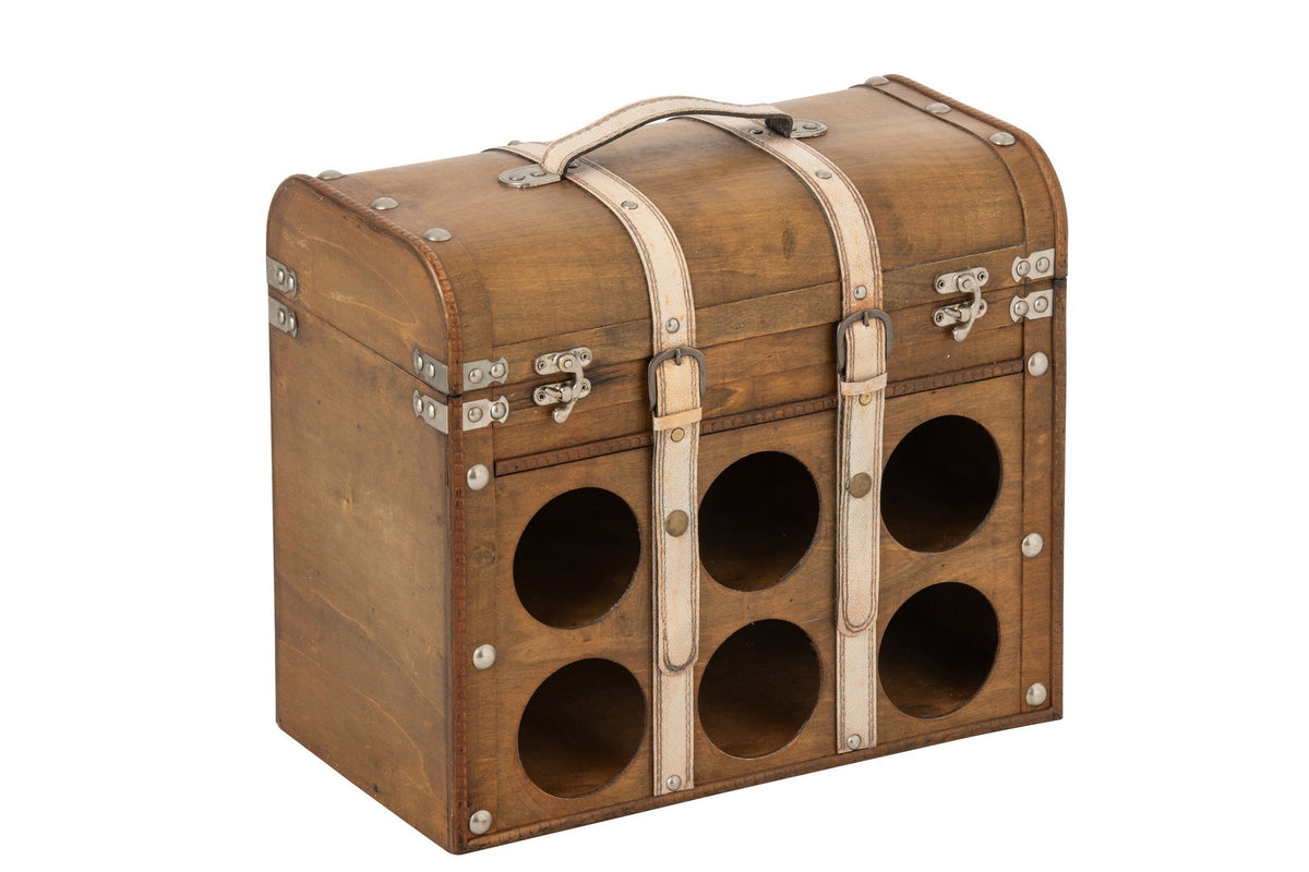 J-Line Antieke doos - MDF - bruin