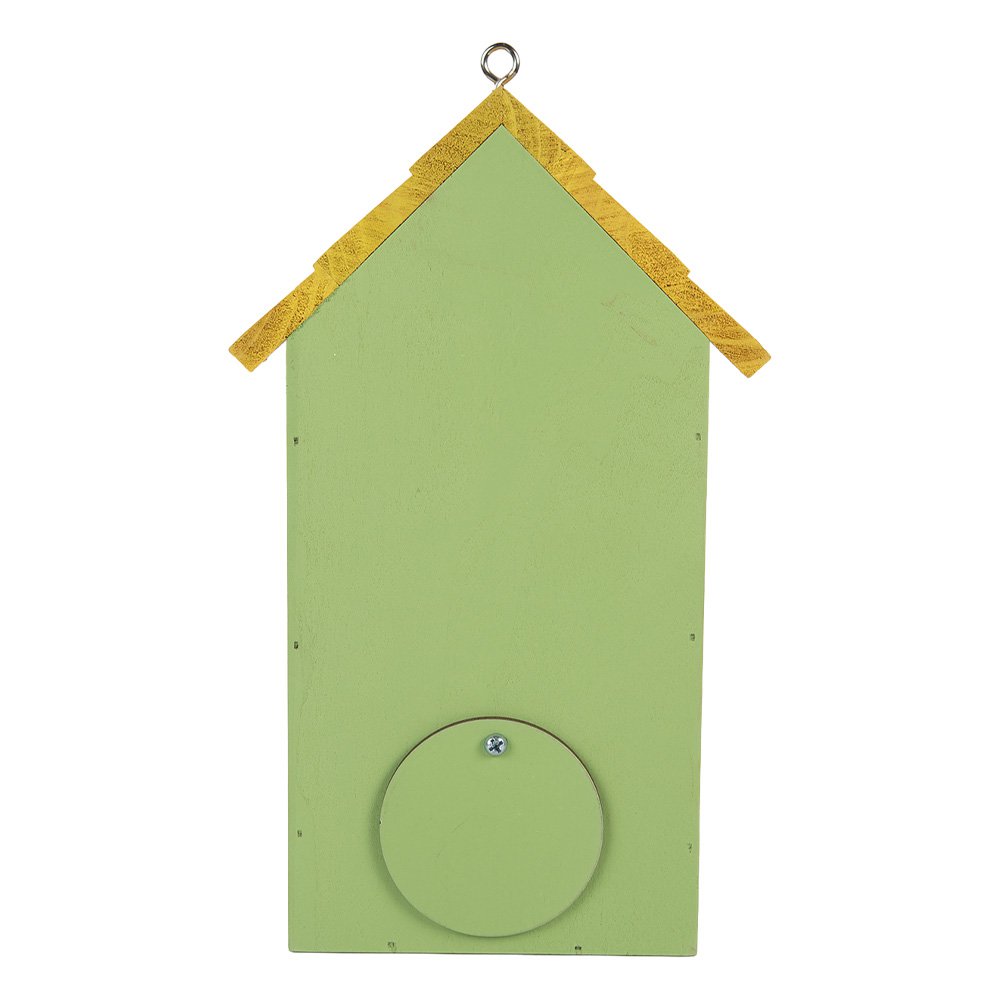 Vogelhuis 15x10x22 cm Groen Hout