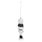 Kersthanger Notenkraker 13 cm Wit Kunststof Kerstbal
