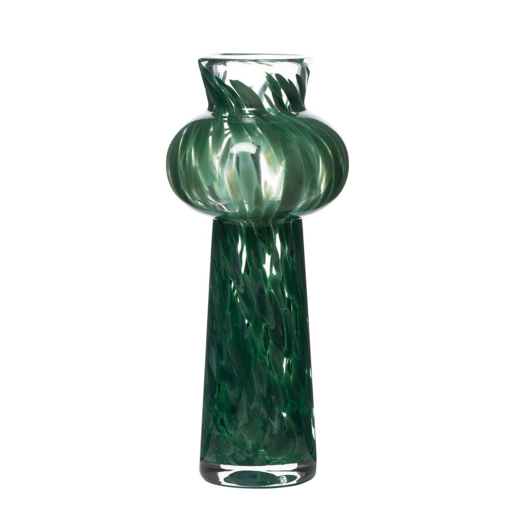 Vero Vaas groen vlekken h29 d12,6 cm
