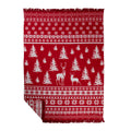 Plaid nordic hert rood xl 150x200cm