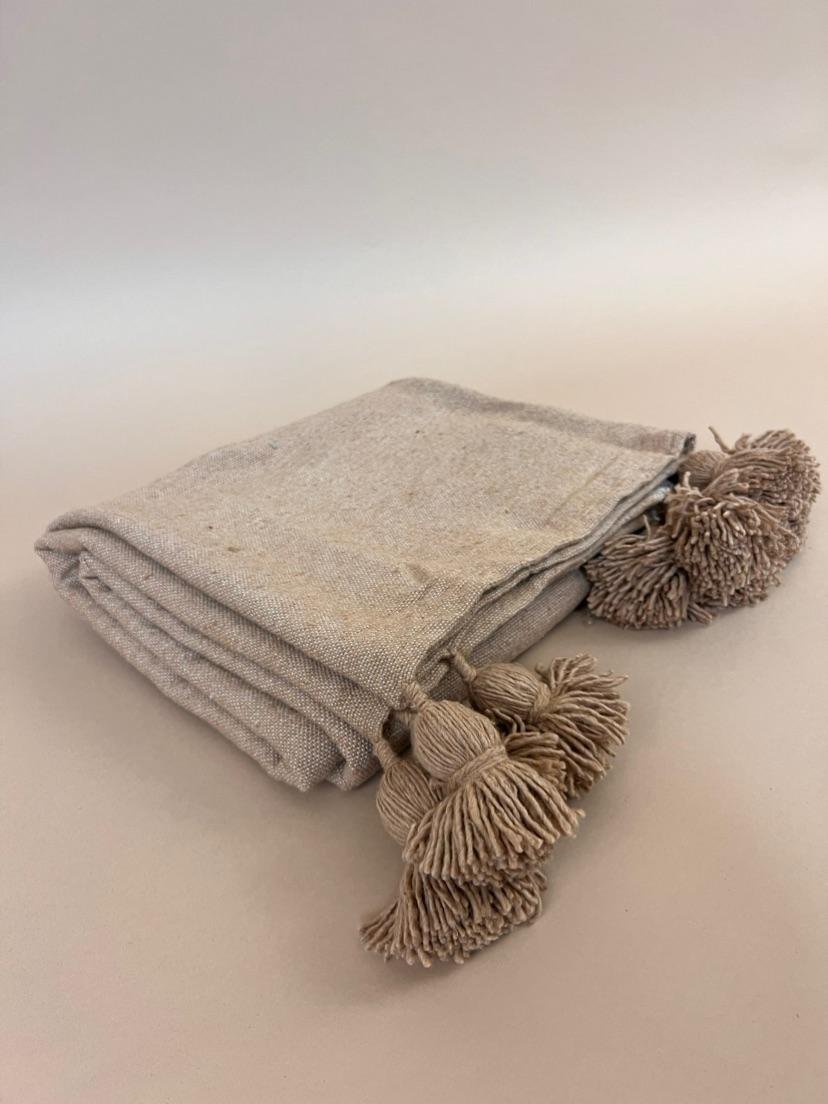 Pompom Plaid Large