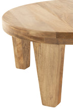 J-Line salontafel Rond Mango - hout - naturel