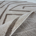 Vloerkleed Labyrint Beige - Organisch 160 x 230 cm