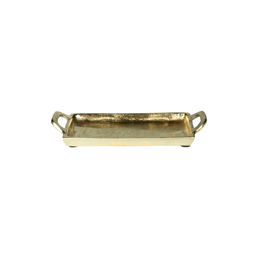 Dienblad silver look 21x11cm