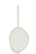 J -Line Spiegel Moderha - Hout/Glass - Wit - Small - Ø 60 cm