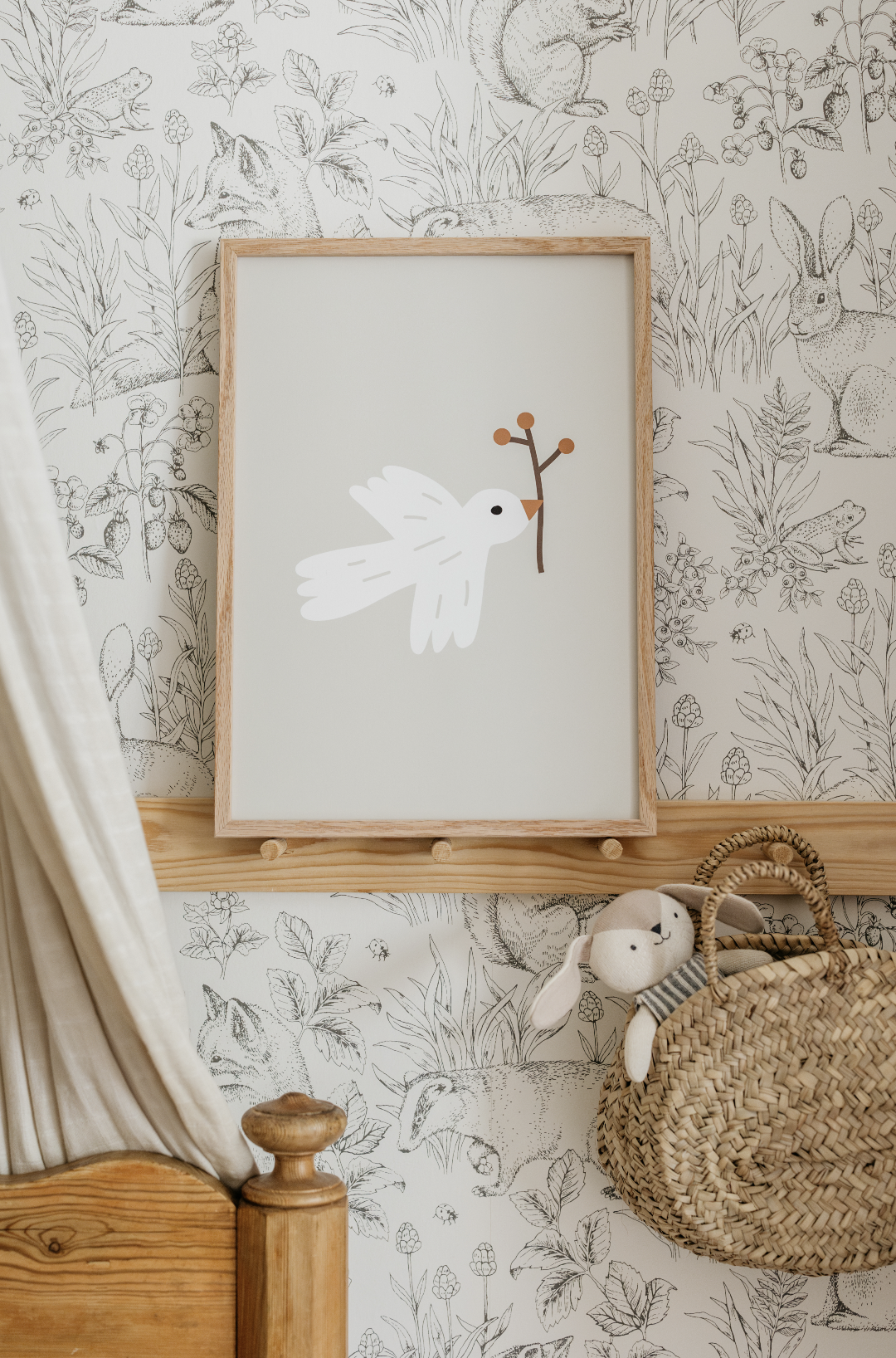 Little Birdie Poster - Haver, Eco-papier en verpakking