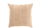 J-Line Kussen Strepen Katoen/Polyester Beige