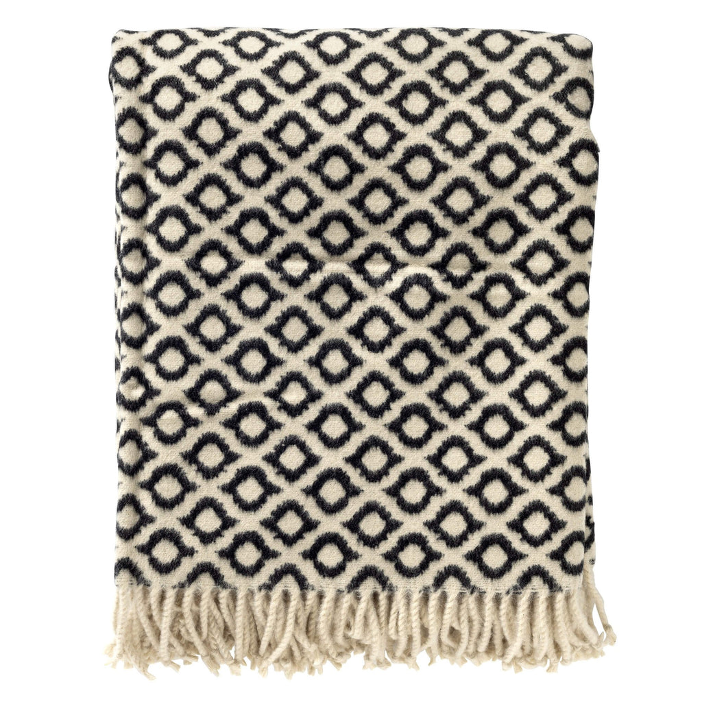 Isabella | Plaid | 150x200 cm Raven | Zwart | Uni | Hoii | 60% katoen 40% acryl