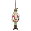 Kersthanger Notenkraker 12 cm Rood Polyresin Kerstboomversiering