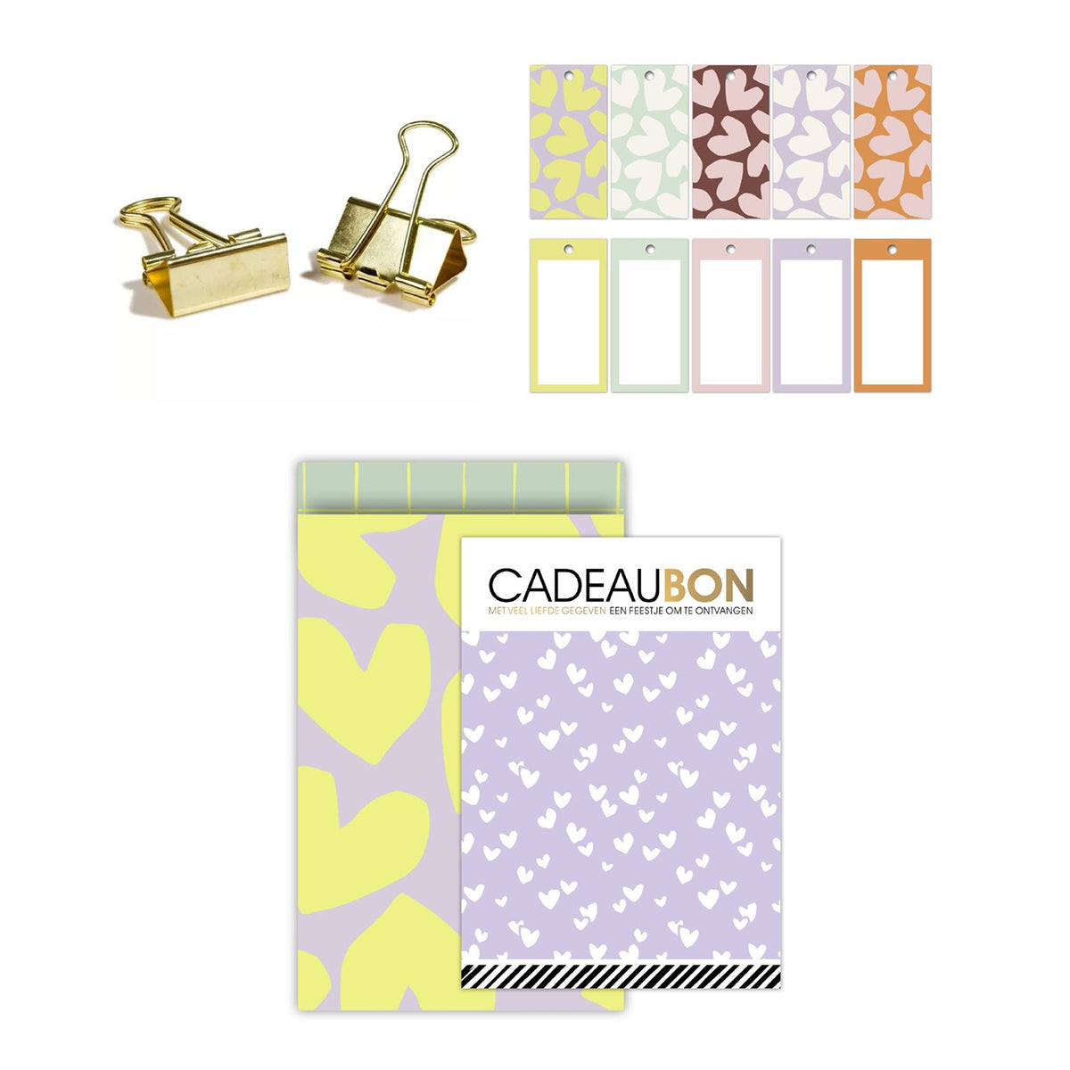 Cadeaubonnen pakket Solo Hearts fresh