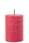 J-Line buitenkaars Pilaar Paraffine - roze - medium - 95U