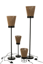J-Line staanlamp Luna - jute - beige - large