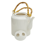 Theepot 1500 ml Wit Porselein Theekan