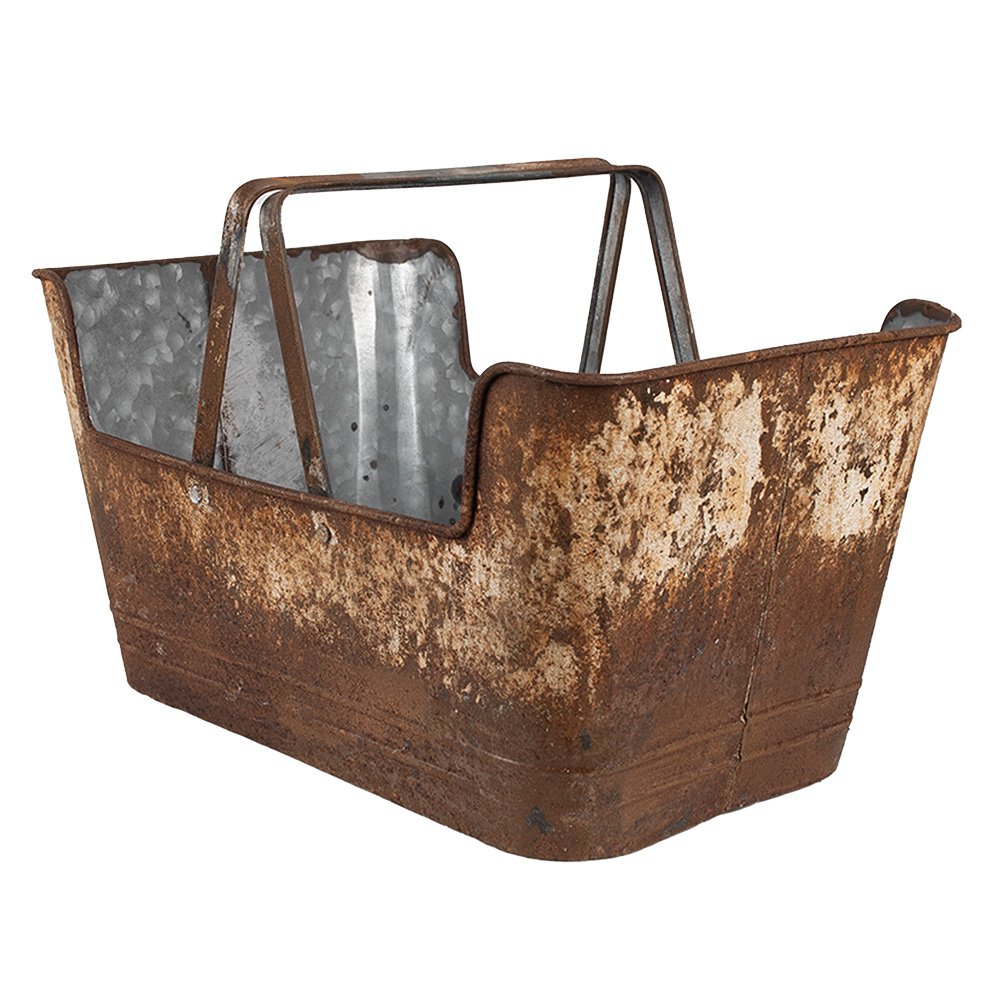 Planthouder 45x28x23 cm Bruin IJzer Bloempot Binnen