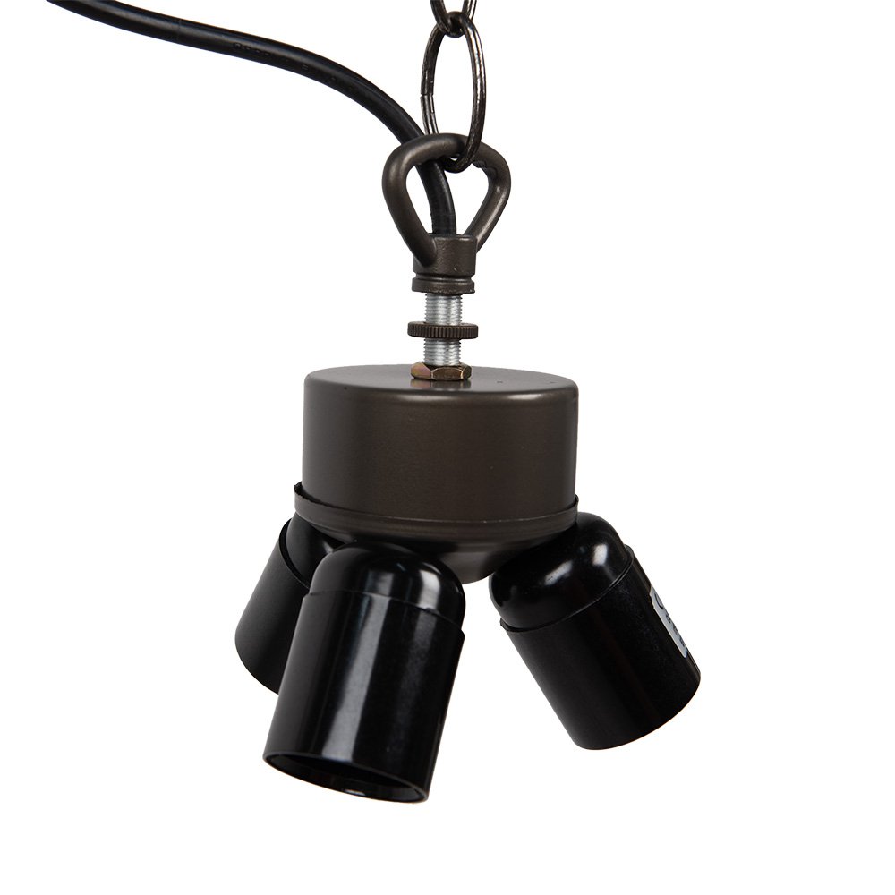 Snoerpendel Ketting Tiffany 130 cm Goudkleurig IJzer Pendellamp