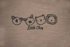 Little Chiq Baby Longsleeve beige dierenprint