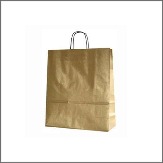 Papieren tas - S – Goud (100 stuks)