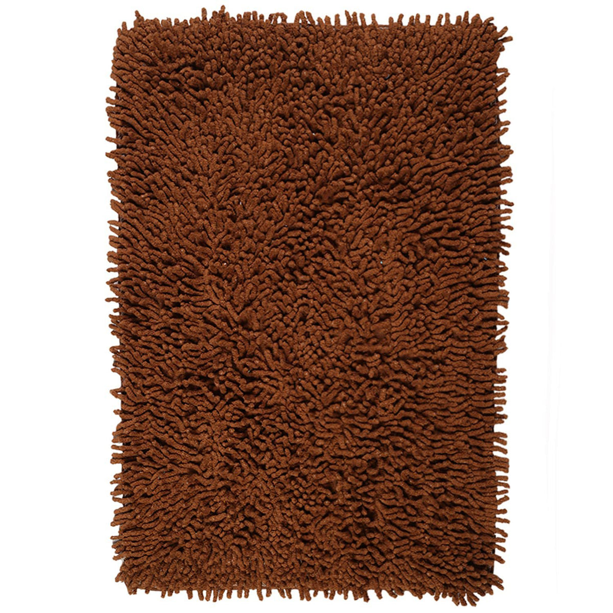 Shaggy antislip katoenen badmat 40x60 CM | Zachte, absorberende, wasbare vloermat voor badkamer, keuken