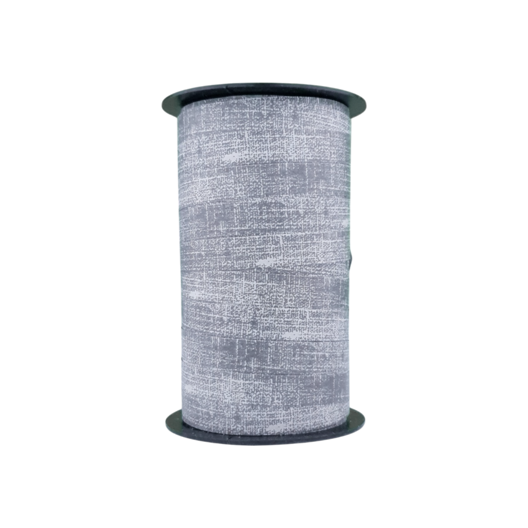 Krullint – Textuurprint – Grijs / Zilver