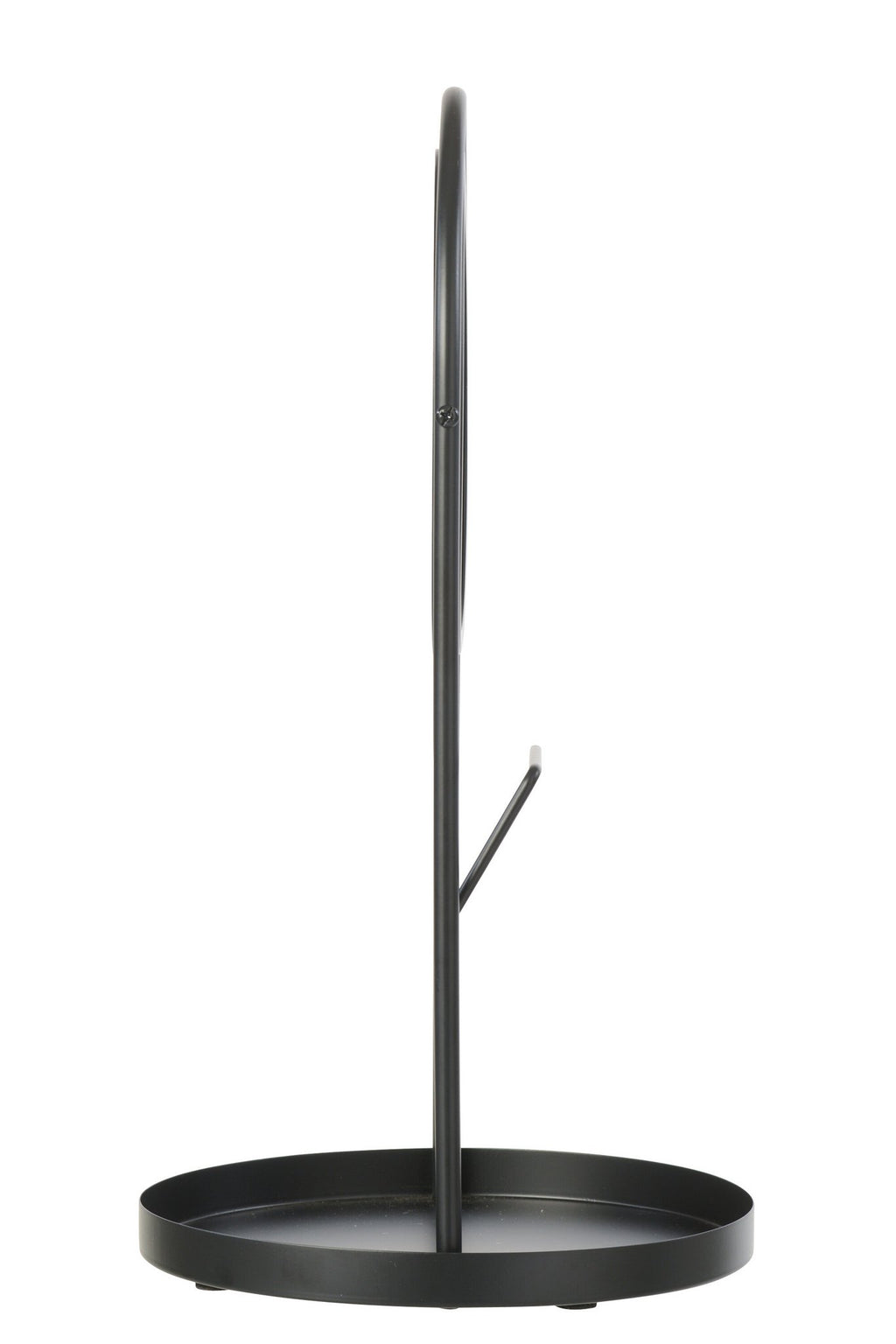 J-Line spiegel + juwelenhouder - ijzer - zwart - L