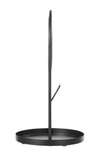 J-Line spiegel + juwelenhouder - ijzer - zwart - L