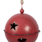 Kerstdecoratie Beeld Kerstbal Ø 60 / Ø 50 / Ø 40 cm Rood Metaal