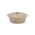 Kookpot 41x26cm gietijzer beige Ferno
