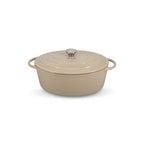 Kookpot 41x26cm gietijzer beige Ferno