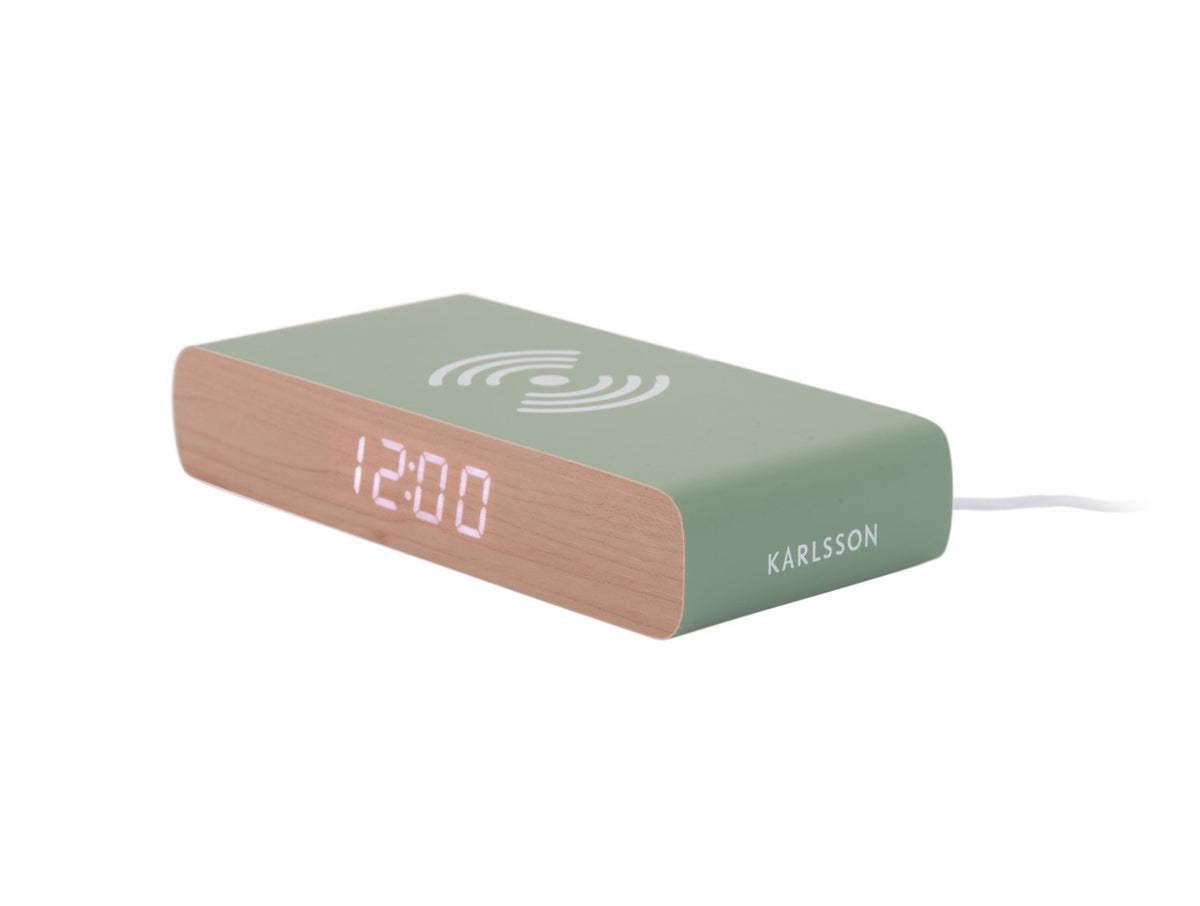 Wekker Retro plat LED