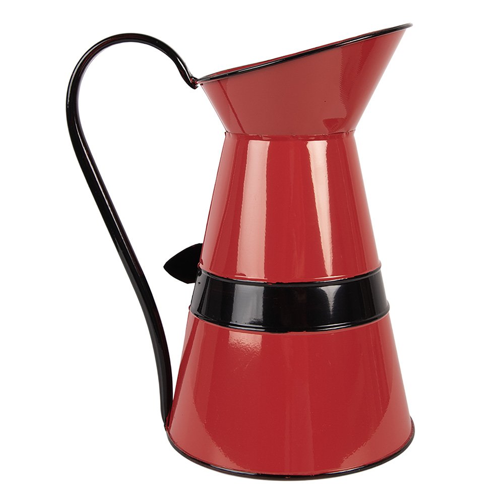 Decoratie Schenkkan 22x17x27 cm Rood Metaal