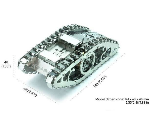 Bouwpakket Marvel Tank van metaal- Mechanisch