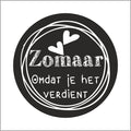 Zomaar - Wensetiket