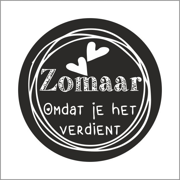 Zomaar - Wensetiket