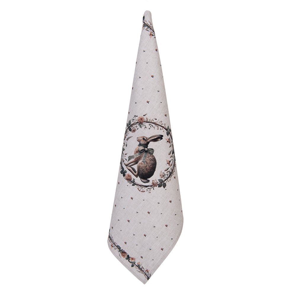 Theedoek 50x70 cm Beige Katoen
