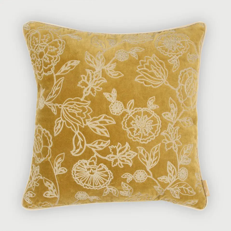 Kussenhoes | Rosabelle Chintz diep oker kussenhoes van Sanctuary Living