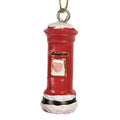 Kersthanger Brievenbus Ø 2x4 cm Rood Kunststof