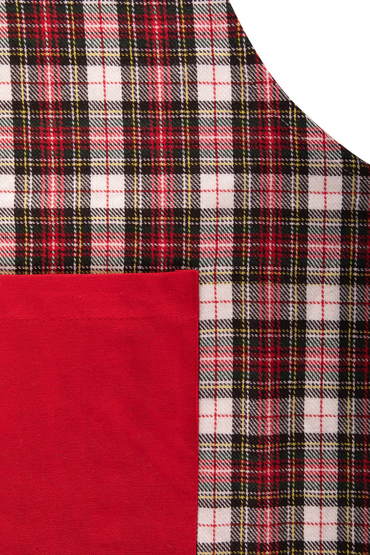 Schort Xmas - kerst - 75x80 cm, rood