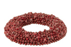 J-Line Krans Rond Bessen Plastiek Rood Large