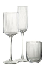 J-Line Louise champagneglas - glas - transparant