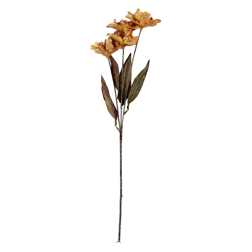 Kunstbloem 8x5x60 cm Geel Kunststof