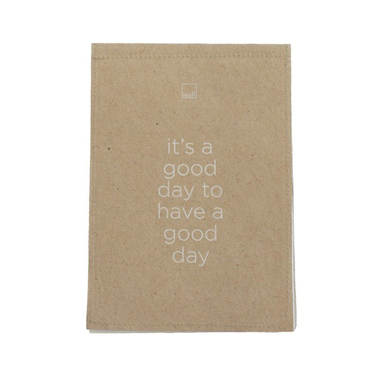Leeff Notebook Niek - It’s a good day to have a good day