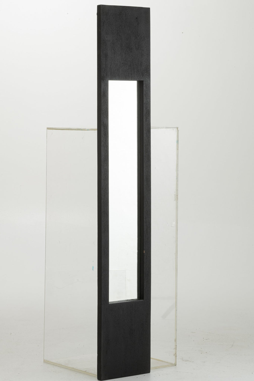 J-Line spiegel - hout - zwart - L