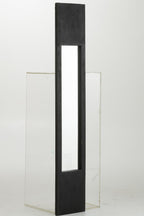 J-Line spiegel - hout - zwart - L