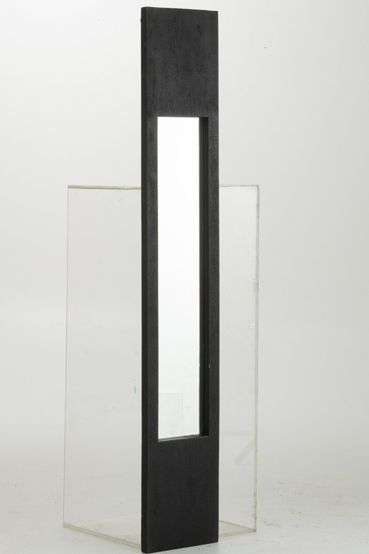 J-Line spiegel - hout - zwart - L