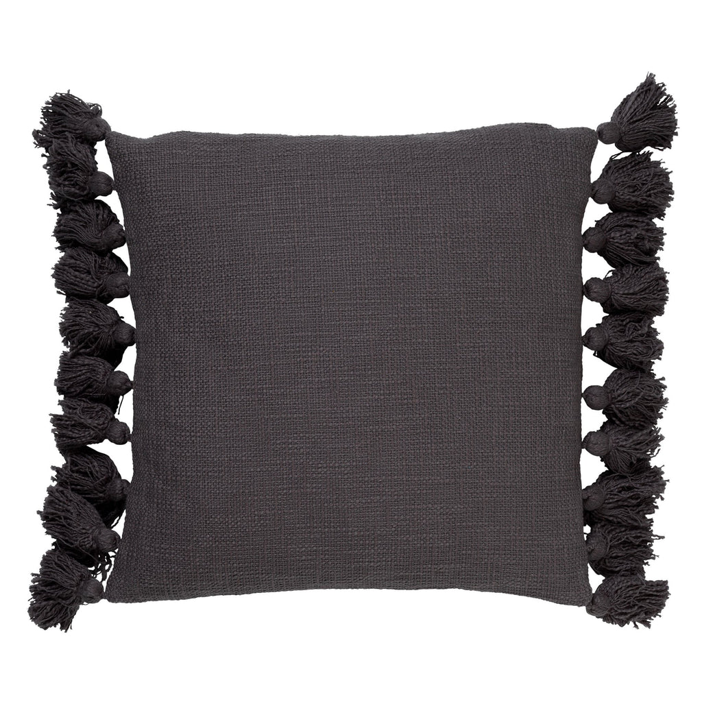 Dutch Decor Ruby - Kussen 45x45 cm Antracietgrijs - grijs