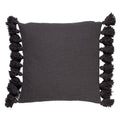 Dutch Decor Ruby - Kussen 45x45 cm Antracietgrijs - grijs